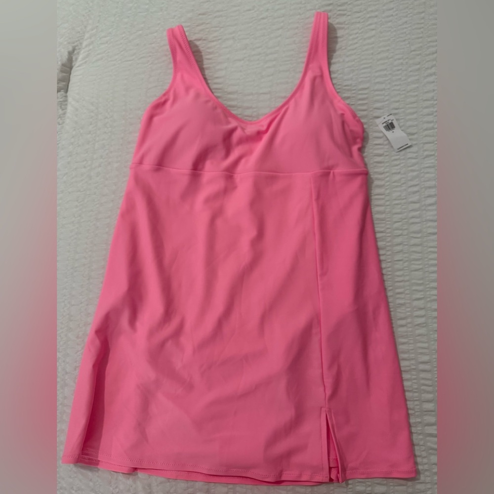 Old Navy Barbie Pink Swim Dress Medium NWT